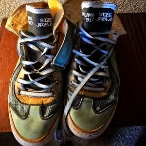 Vintage Womens Pumas LtdEd Comics Canvas Andy Warhol Size 7.5 US / 24 Japan